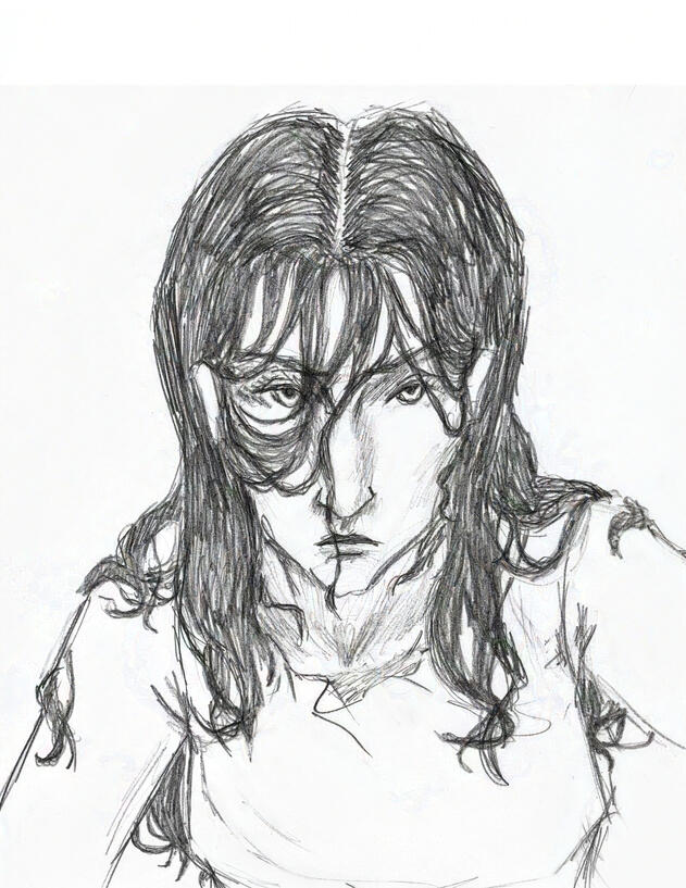 Cold Stare | pencil on paper